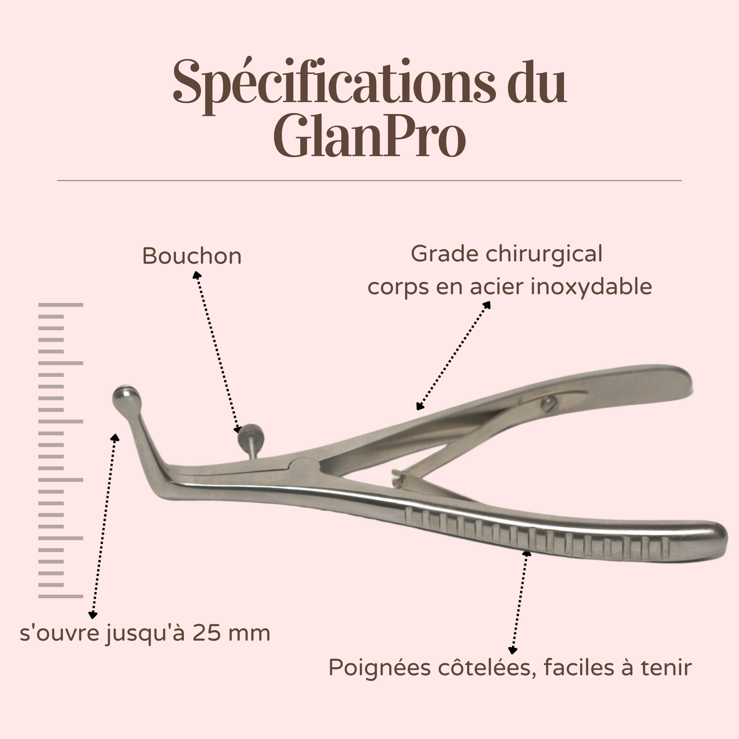 Vajraang GlanPro-Outil d'étirement pour phimosis | Ergonomique et sûr à utiliser | avec crème Phimosis et Poche et bouchon sûrs | Fonctionne sur le phimosis sténopé de type 1