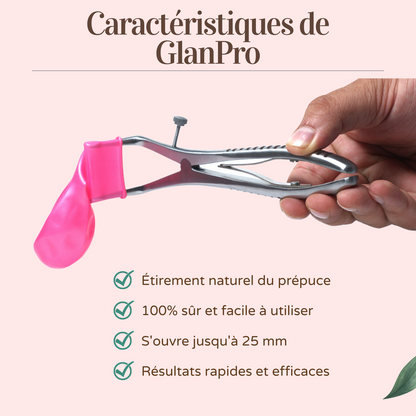 Vajraang GlanPro-Outil d'étirement pour phimosis | Ergonomique et sûr à utiliser | avec crème Phimosis et Poche et bouchon sûrs | Fonctionne sur le phimosis sténopé de type 1